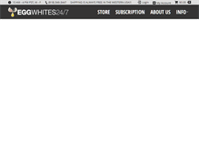 Tablet Screenshot of eggwhites247.com